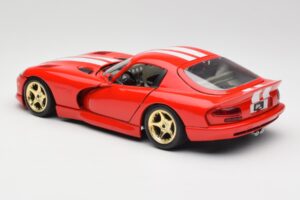 Dodge Viper GTS Červený Bburago 1:18 3075 Kov – obrázek 7 z 8
