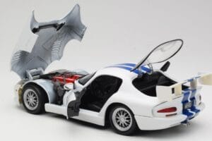 Dodge Viper GTS-R GT2 Bílý 1997 Maisto 1:18 50316 Kov – obrázek 5 z 8