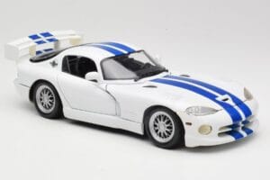 Dodge Viper GTS-R GT2 Bílý 1997 Maisto 1:18 50316 Kov – obrázek 6 z 8