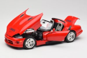 Dodge Viper RT/10 Červený Limitovaná Edice Bburago 1:18 3025 Kov – obrázek 2 z 8