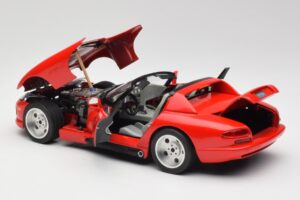 Dodge Viper RT/10 Červený Limitovaná Edice Bburago 1:18 3025 Kov – obrázek 5 z 8