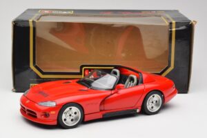 Dodge Viper RT/10 Červený Limitovaná Edice Bburago 1:18 3025 Kov – obrázek 8 z 8