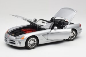 Dodge Viper SRT-10 Bright Stříbrný Bburago 1:18 34908 Kov – obrázek 2 z 8
