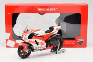 Ducati Desmosedici GP11 #8 H. Barbera Ducati MotoGP Team MotoGP 2011 Minichamps 1:12 123110008 Kov – obrázek 6 z 6