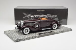 Duesenberg SJN Convertible Coupe Vínový Minichamps 1:18 107150331 Kov – obrázek 2 z 6