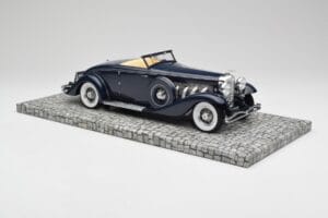Duesenberg SJN Convertible Coupe Midnight Blue Minichamps 1:18 107150332 Kov – obrázek 4 z 6