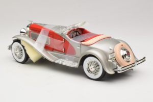 Duesenberg SJ Clark Gable's Car Stříbrný Červený ERTL 1:18 7962 Kov – obrázek 5 z 6