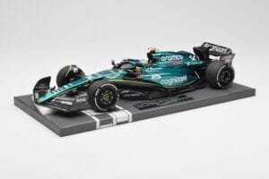 Aston Martin AMR23 #14 F. Alonso 3rd Place Saudi Arabian GP 2023 Minichamps 1:18 117230214 Kov – obrázek 2 z 7