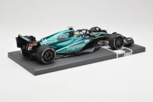 Aston Martin AMR23 #14 F. Alonso 3rd Place Saudi Arabian GP 2023 Minichamps 1:18 117230214 Kov – obrázek 3 z 7