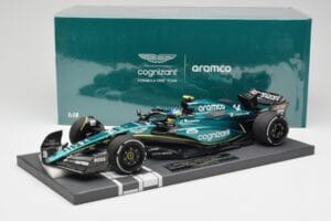 Aston Martin AMR23 #14 F. Alonso 3rd Place Saudi Arabian GP 2023 Minichamps 1:18 117230214 Kov – obrázek 7 z 7