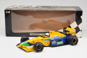 Benetton B191 #19 M. Schumacher F1 1991 Minichamps 1:18 100910119 Kov – obrázek 6 z 6