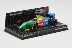 Benetton Ford B188 #19 A. Nannini Race Car 1988 Minichamps 1:43 400890119 Kov – obrázek 2 z 4