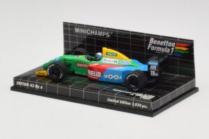 Benetton Ford B188 #19 A. Nannini Race Car 1988 Minichamps 1:43 400890119 Kov – obrázek 3 z 4