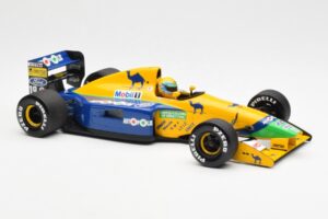 Benetton Ford B191 #20 R. Moreno F1 1991 Minichamps 1:18 100910019 Kov – obrázek 4 z 6