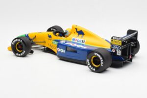 Benetton Ford B191 #20 R. Moreno F1 1991 Minichamps 1:18 100910019 Kov – obrázek 5 z 6