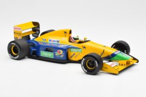Benetton Ford B191B #20 M. Brundle F1 Early Season 1992 Minichamps 1:18 100920120 Kov – obrázek 4 z 6