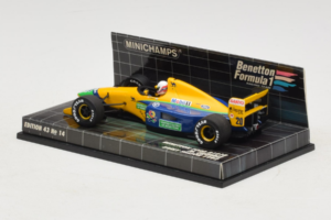 Benetton B191B Ford #20 M. Brundle Early Season F1 1992 Minichamps 1:43 400920120 Kov – obrázek 3 z 5