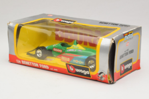 Benetton B190 Ford #20 N. Piquet F1 1990 Bburago 1:24 6102 Kov – obrázek 3 z 3