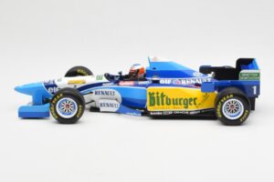 Benetton B195 Renault #1 M. Schumacher Winner Japanese GP 1995 Minichamps 1:18 510953401 Kov – obrázek 3 z 6