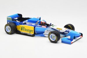 Benetton B195 Renault #1 M. Schumacher Winner Japanese GP 1995 Minichamps 1:18 510953401 Kov – obrázek 4 z 6