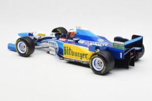 Benetton B195 Renault #1 M. Schumacher Winner Japanese GP 1995 Minichamps 1:18 510953401 Kov – obrázek 5 z 6