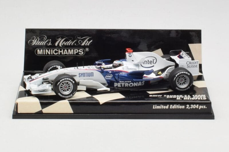 BMW Sauber F1.08 #5 N. Heidfeld Showcar 2008 Minichamps 1:43 400080083 Kov