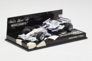BMW Sauber F1.06 J. Villeneuve Wedding Edition F1 2006 Minichamps 1:43 400060117 Kov – obrázek 3 z 5