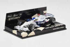 BMW Sauber F1.06 #16 N. Heidfeld Brazilian GP 2006 Minichamps 1:43 400060316 Kov – obrázek 2 z 5