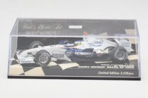 BMW Sauber F1.06 #16 N. Heidfeld Brazilian GP 2006 Minichamps 1:43 400060316 Kov – obrázek 5 z 5