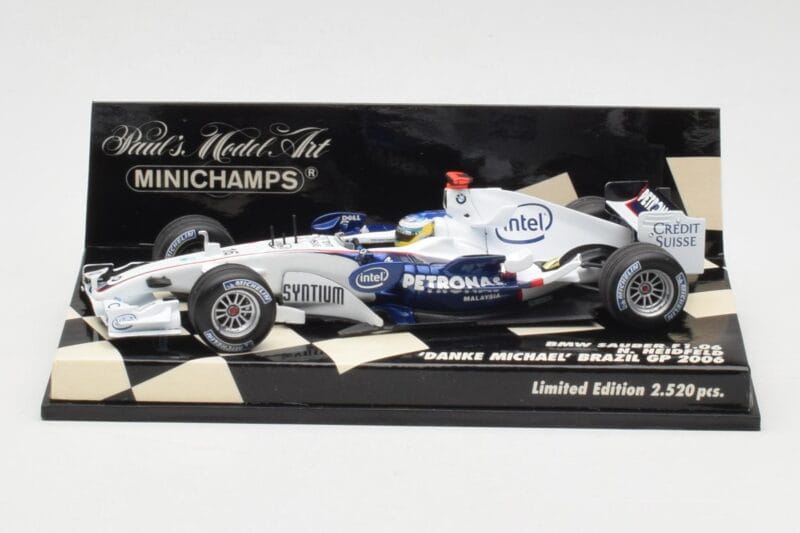 BMW Sauber F1.06 #16 N. Heidfeld Brazilian GP 2006 Minichamps 1:43 400060316 Kov