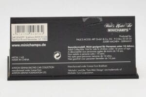 Brabham BMW BT52B A. Senna Test Car Paul Ricard 14 November 1983 Minichamps 1:43 540834399 Kov – obrázek 4 z 5