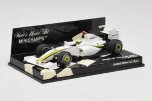 Brawn GP Mercedes BGP001 #22 J. Button Showcar 2009 Minichamps 1:43 400090092 Kov – obrázek 2 z 5