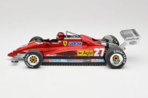 Ferrari 126C2 #27 G. Villeneuve GP Belgium 1982 MCG 1:18 MCG18629F Kov – obrázek 3 z 6