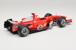 Ferrari 248 F1 #5 M. Schumacher German GP Hockenheimring 2006 Hot Wheels 1:18 J2887 Kov – obrázek 2 z 6