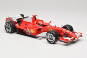 Ferrari 248 F1 #5 M. Schumacher German GP Hockenheimring 2006 Hot Wheels 1:18 J2887 Kov – obrázek 4 z 6