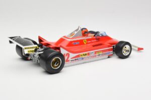 Ferrari 312T4 #12 G. Villeneuve South African Grand Prix 1979 Bburago 1:18 18-16814 Kov – obrázek 2 z 6