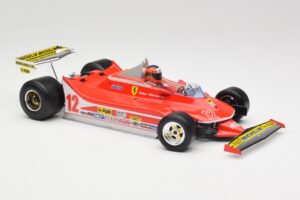 Ferrari 312T4 #12 G. Villeneuve South African Grand Prix 1979 Bburago 1:18 18-16814 Kov – obrázek 4 z 6