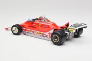 Ferrari 312T4 #12 G. Villeneuve South African Grand Prix 1979 Bburago 1:18 18-16814 Kov – obrázek 5 z 6