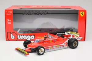 Ferrari 312T4 #12 G. Villeneuve South African Grand Prix 1979 Bburago 1:18 18-16814 Kov – obrázek 6 z 6
