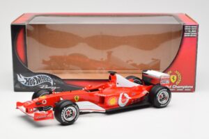 Ferrari F2003-GA F1 Constructors World Champions 2003 Hot Wheels 1:18 G3764 Kov – obrázek 7 z 7