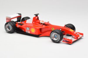 Ferrari F2001 #1 M. Schumacher F1 World Champion 2001 Červený Hot Wheels 1:18 50202 Kov – obrázek 4 z 6