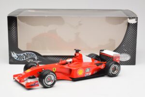 Ferrari F2001 #1 M. Schumacher F1 World Champion 2001 Červený Hot Wheels 1:18 50202 Kov – obrázek 6 z 6