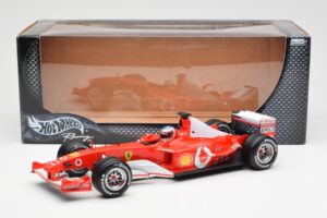 Ferrari F2003-GA #2 R. Barrichello F1 2003 Hot Wheels 1:18 B1024 Kov – obrázek 6 z 6