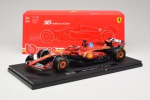 Ferrari SF-24 #16 C. Leclerc Emilia Romagna Grand Prix 2024 Bburago 1:18 18-16821-L-IMOLA-SHOWCASE Kov – obrázek 7 z 7