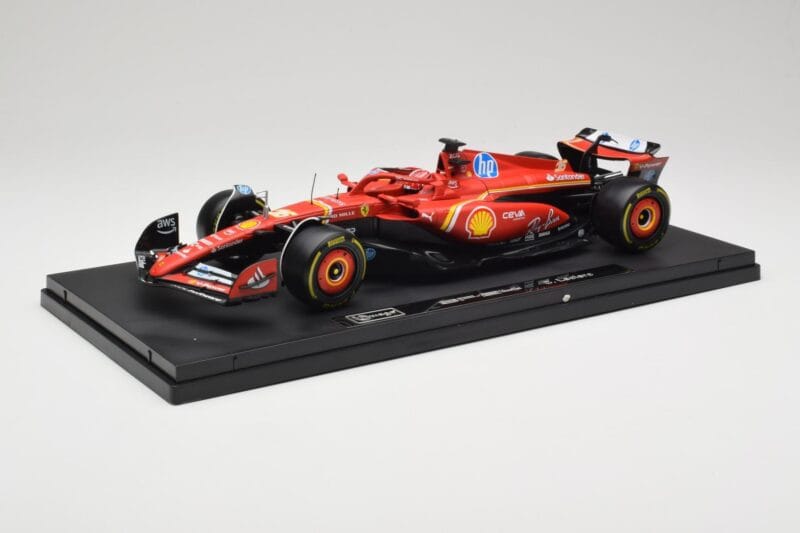 Ferrari SF-24 #16 C. Leclerc Emilia Romagna Grand Prix 2024 Bburago 1:18 18-16821-L-IMOLA-SHOWCASE Kov