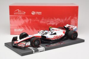 Haas VF-22 #47 M. Schumacher British GP 2022 Minichamps 1:18 117221047 Pryskyřice – obrázek 7 z 7