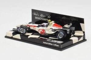 Honda RA106 A. Davidson Test Driver F1 2006 Minichamps 1:43 400060036 Kov – obrázek 3 z 5