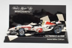 Honda RA106 #12 J. Button Hungarian GP Winner F1 2006 Minichamps 1:43 400060112 Kov