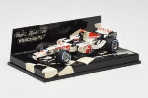 Honda RA106 #11 R. Barrichello F1 2006 Minichamps 1:43 400060011 Kov – obrázek 2 z 5