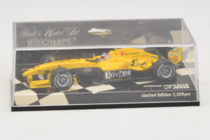 Jordan EJ14 Ford #19 T. Glock Jordan Ford F1 Team 2004 Minichamps 1:43 400040039 Kov – obrázek 4 z 5